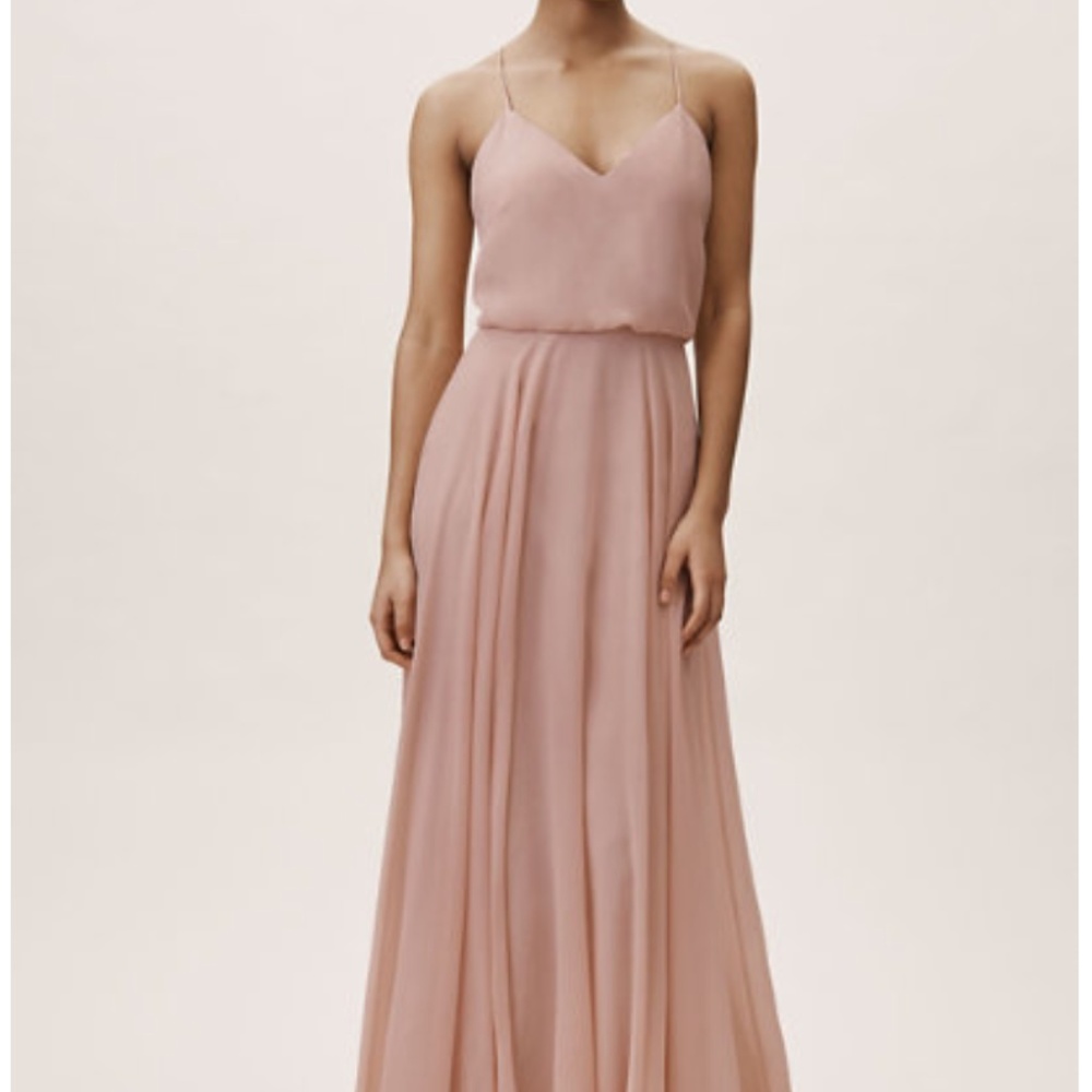 Jenny Yoo Inesse Dress - Whipped Apricot / Size 12